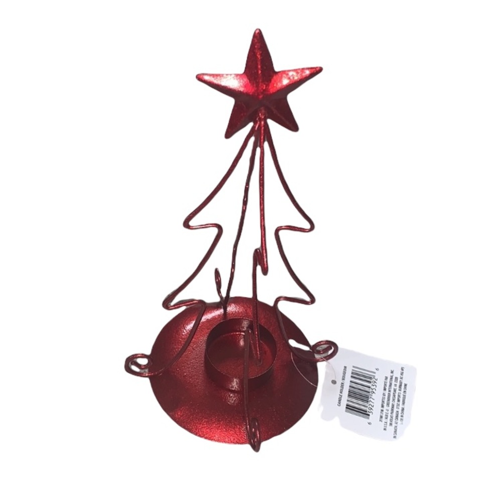 BNWT Christmas tree tea light holder